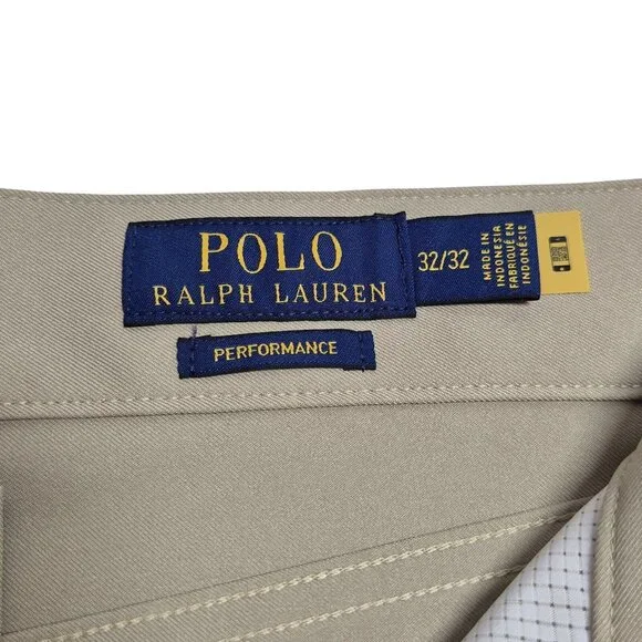 Polo Ralph Lauren Men's Pants Performance Straight Leg Stretch Khaki 32x32 (59)